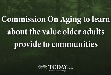 Commission On Aging to learn about the value older adults provide to communities
