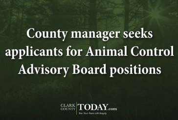 County manager seeks applicants for Animal Control Advisory Board positions