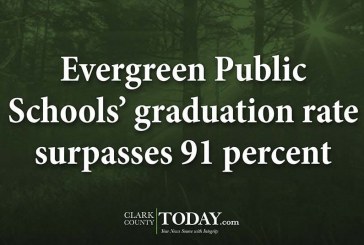Evergreen Public Schools’ graduation rate surpasses 91 percent
