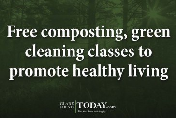 Free composting, green cleaning classes to promote healthy living