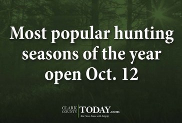 Most popular hunting seasons of the year open Oct. 12