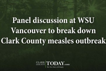 Panel discussion at WSU Vancouver to break down Clark County measles outbreak