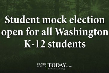 Student mock election open for all Washington K-12 students