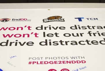Woodland High School students pledge to help stop distracted driving