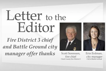 Letter: Fire District 3 chief and Battle Ground city manager offer thanks