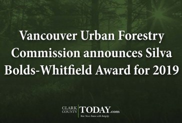 Vancouver Urban Forestry Commission announces Silva Bolds-Whitfield Award for 2019
