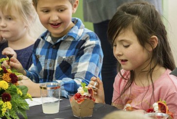 Yale Elementary School’s students learned dining etiquette during the school’s first-ever Fine Dining Event
