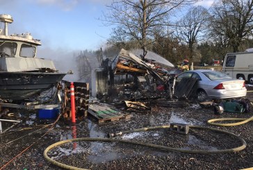Ridgefield fire destroys RV trailer, damages boat, motorhome and vehicles
