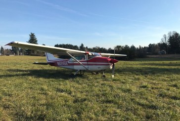 Plane goes off the runway at Grove Field in Camas