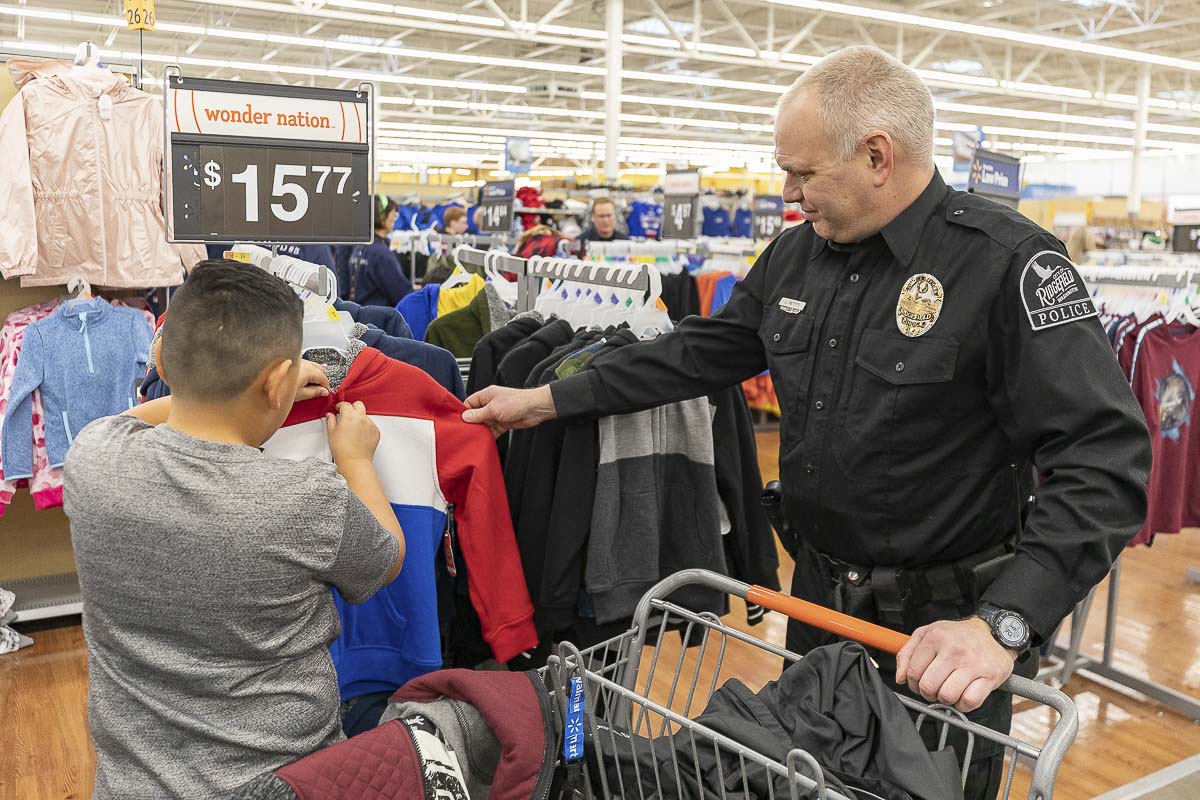 Woodland Walmart hosts ninth annual Shop with a Cop
