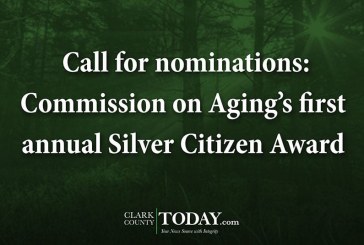 Call for nominations: Commission on Aging’s first annual Silver Citizen Award