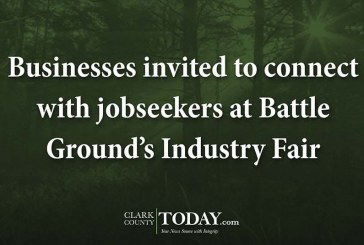 Businesses invited to connect with jobseekers at Battle Ground’s Industry Fair