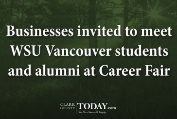 Businesses invited to meet WSU Vancouver students and alumni at Career Fair