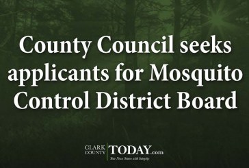 County Council seeks applicants for Mosquito Control District Board