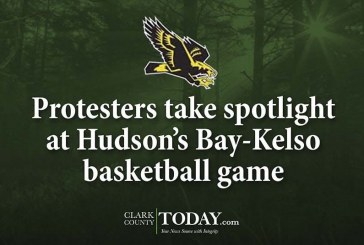 Protesters take spotlight at Hudson’s Bay-Kelso basketball game