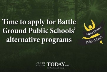 Time to apply for Battle Ground Public Schools’ alternative programs