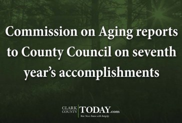 Commission on Aging reports to County Council on seventh year’s accomplishments
