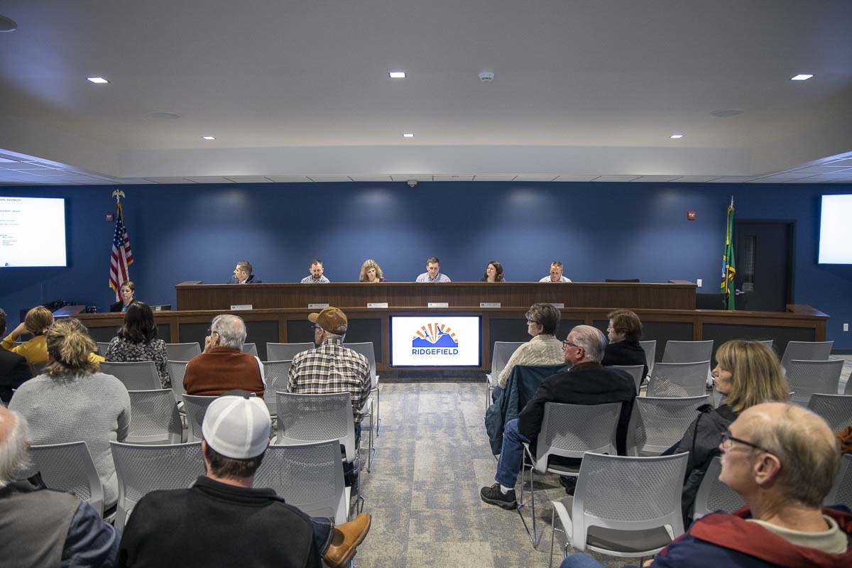The Ridgefield School District Board of Directors voted Tuesday night to put a new $40.5 million building bond on the April 28 special election ballot. Photo by Chris Brown