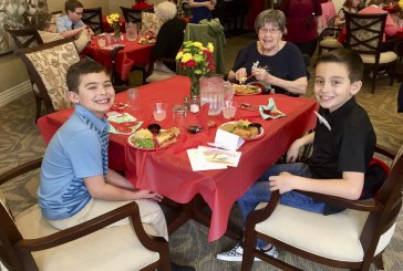 South Ridge Elementary students visit senior citizen friends