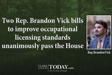 Two Rep. Brandon Vick bills to improve occupational licensing standards unanimously pass the House