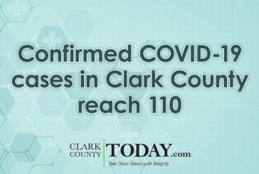 Confirmed COVID-19 cases in Clark County reach 110