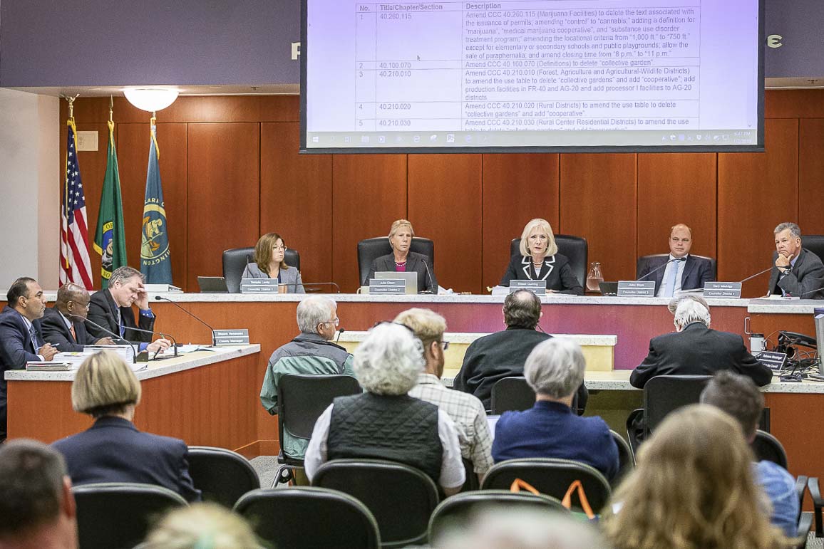 Members of the Clark County Council, shown here in this file photo, issued a letter to area residents Monday in response to the COVID-19 pandemic. Photo by Mike Schultz