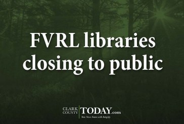 FVRL libraries closing to public