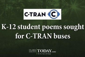 K-12 student poems sought for C-TRAN buses