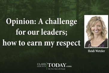 Opinion: A challenge for our leaders; how to earn my respect