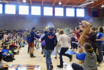 Ridgefield students Silly String teachers for fundraiser