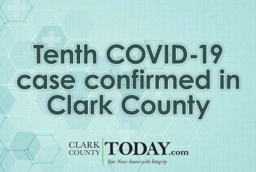 Tenth COVID-19 case confirmed in Clark County