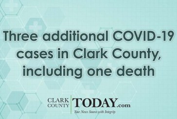 Three additional COVID-19 cases in Clark County, including one death