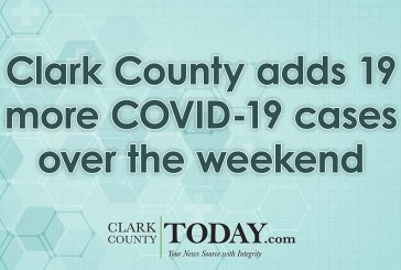 Clark County adds 19 more COVID-19 cases over the weekend