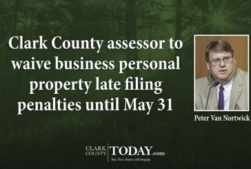 Clark County assessor to waive business personal property late filing penalties until May 31