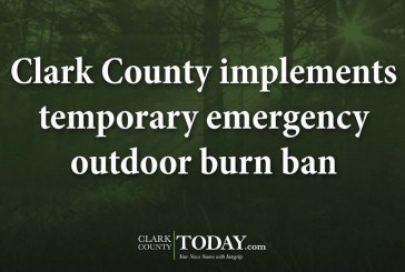 Clark County implements temporary emergency outdoor burn ban