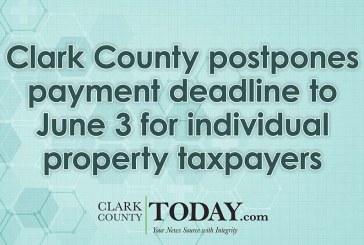 Clark County postpones payment deadline to June 3 for individual property taxpayers