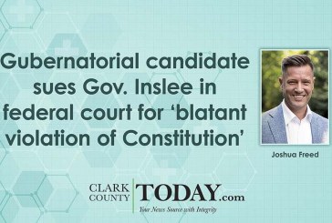 Gubernatorial candidate sues Gov. Inslee in federal court for ‘blatant violation of Constitution’