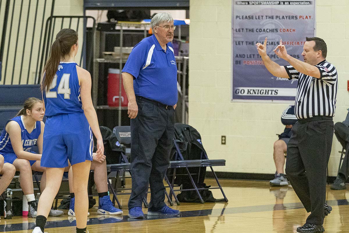 Herm Van Weerdhuizen has worn the blue of La Center for three decades as a head coach in five different sports through the years. He announced his retirement last week. Photo by Mike Schultz