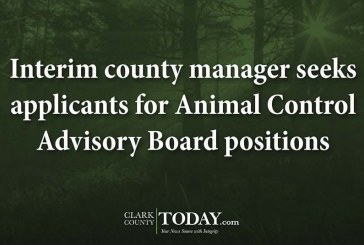 Interim county manager seeks applicants for Animal Control Advisory Board positions
