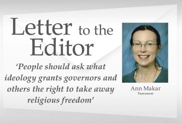 Letter: ‘People should ask what ideology grants governors and others the right to take away religious freedom’