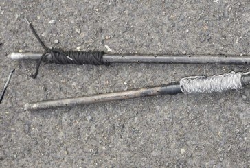 Photo of weapons involved in April 28 officer-involved shooting released