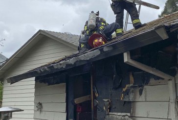 Vancouver firefighters extinguish garage blaze