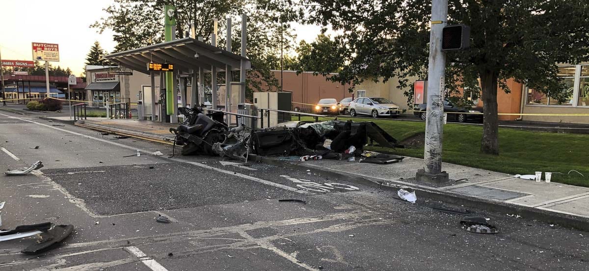 Vancouver Police are investigating an injury collision that took place Thursday evening. Photo courtesy of Vancouver Police Department
