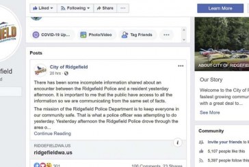 Ridgefield man arrested during protest