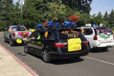 Ridgefield elementary school teachers celebrate end of school year with car parades