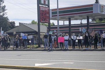 About 200 people gather for protest/march Wednesday in Vancouver
