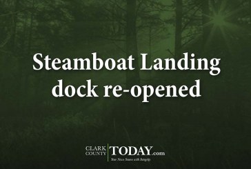 Steamboat Landing dock re-opened