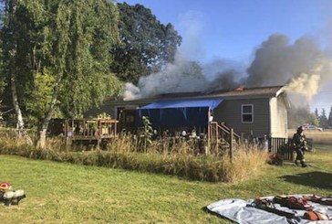 Vancouver Fire Dept battles attic fire in Glenwood Neighborhood