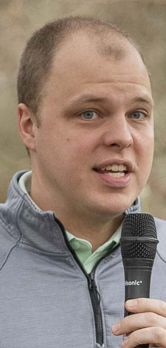 Clark County Councilor John Blom at an event in January 2020. Photo by Mike Schultz