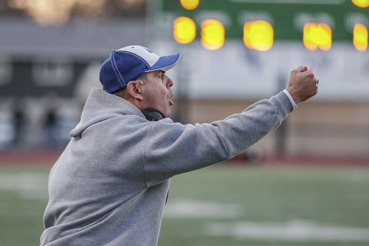 Adam Mathieson, Mountain View’s football coach and athletic director, will be busy trying to plan for an unusual sports year. The WIAA announced a tentative four-season schedule to try to deal with the pandemic. Photo by Mike Schultz